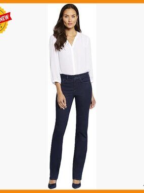 Petite Straight Leg Jeans with Lift Tuck Technology, 30" Inseam